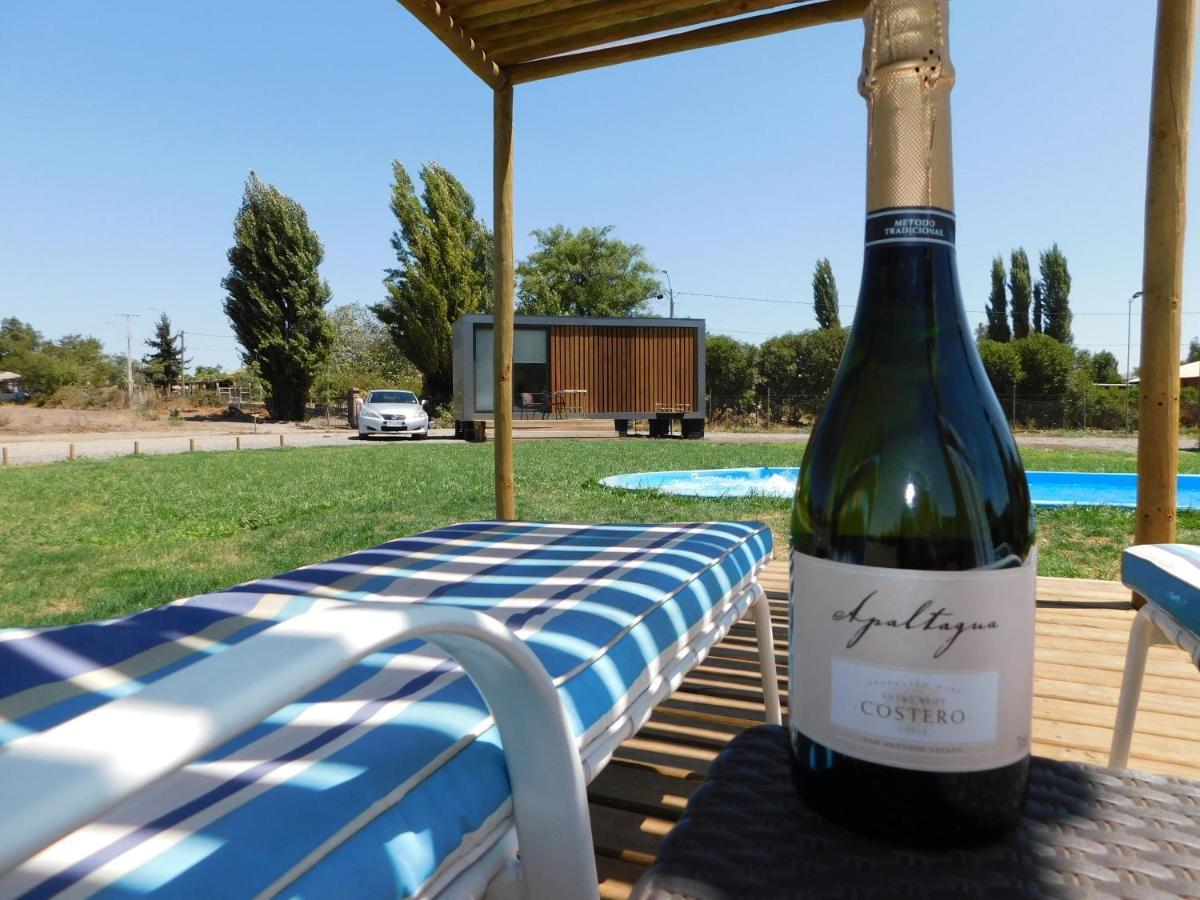 Tiny Colchagua Cabanas Y Padel Leilighet Santa Cruz Eksteriør bilde